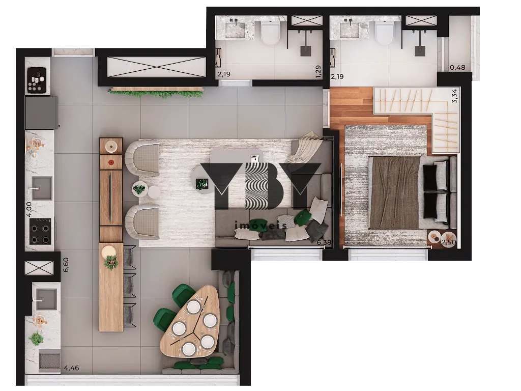 Apartamento, 1 quarto, 37 m² - Foto 34