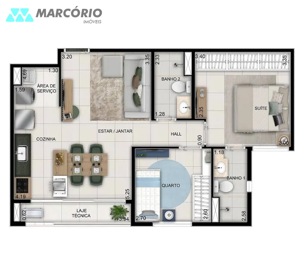 Apartamento, 3 quartos, 76 m² - Foto 21