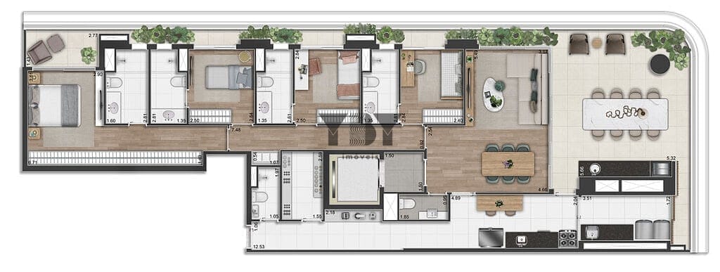 Cobertura à venda com 3 quartos, 300m² - Foto 41