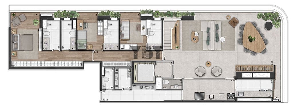 Cobertura à venda com 3 quartos, 300m² - Foto 46