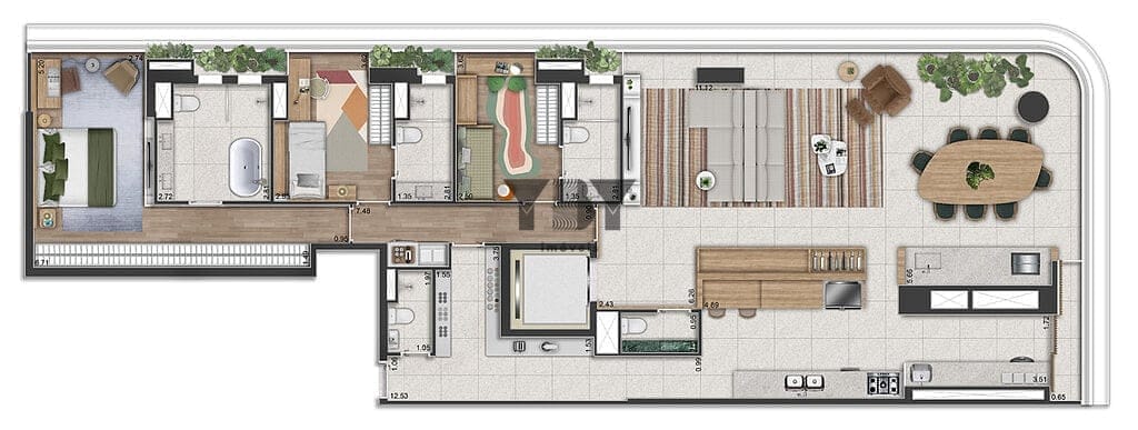 Cobertura à venda com 3 quartos, 300m² - Foto 43