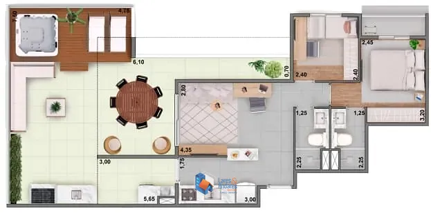 Apartamento, 2 quartos, 60 m² - Foto 16