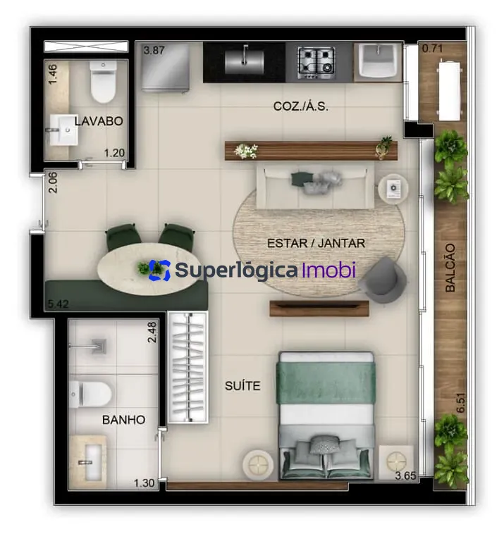 Apartamento, 2 quartos, 73 m² - Foto 12