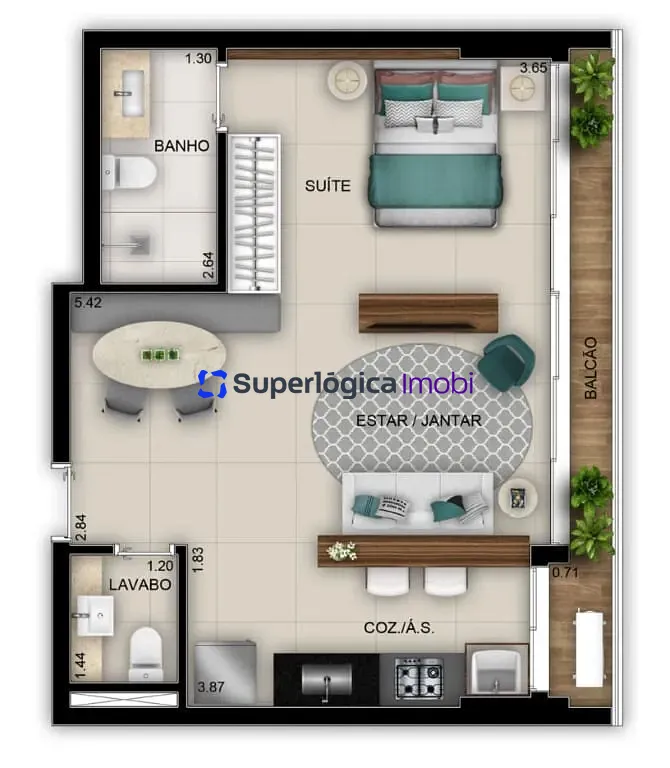 Apartamento, 2 quartos, 73 m² - Foto 13
