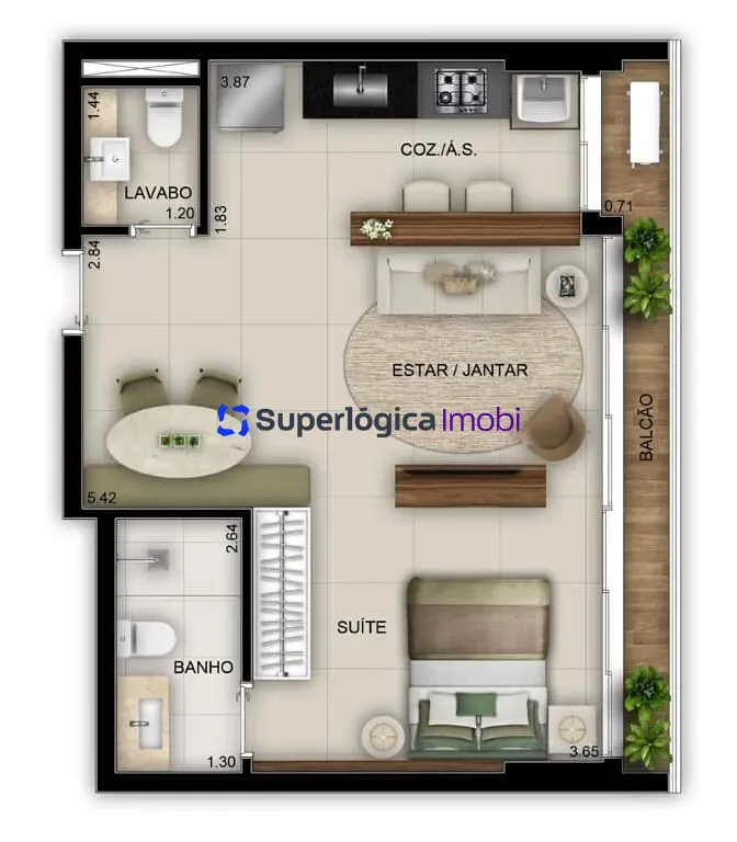 Apartamento, 2 quartos, 73 m² - Foto 14