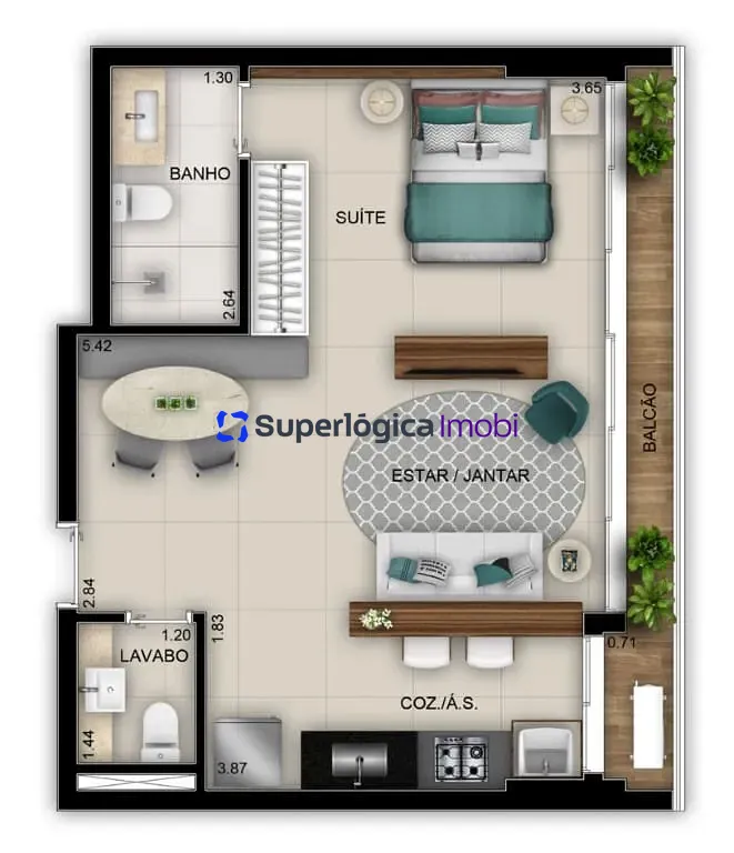 Apartamento, 2 quartos, 73 m² - Foto 15