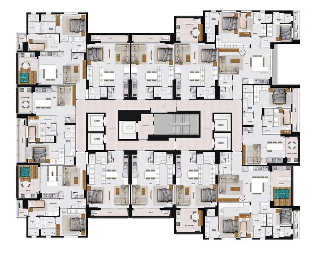 Apartamento, 2 quartos, 76 m² - Foto 39