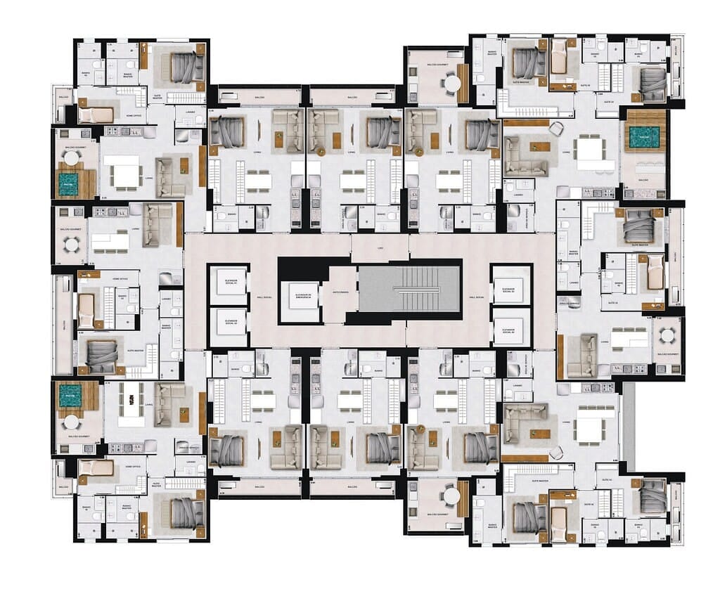 Apartamento, 2 quartos, 76 m² - Foto 40