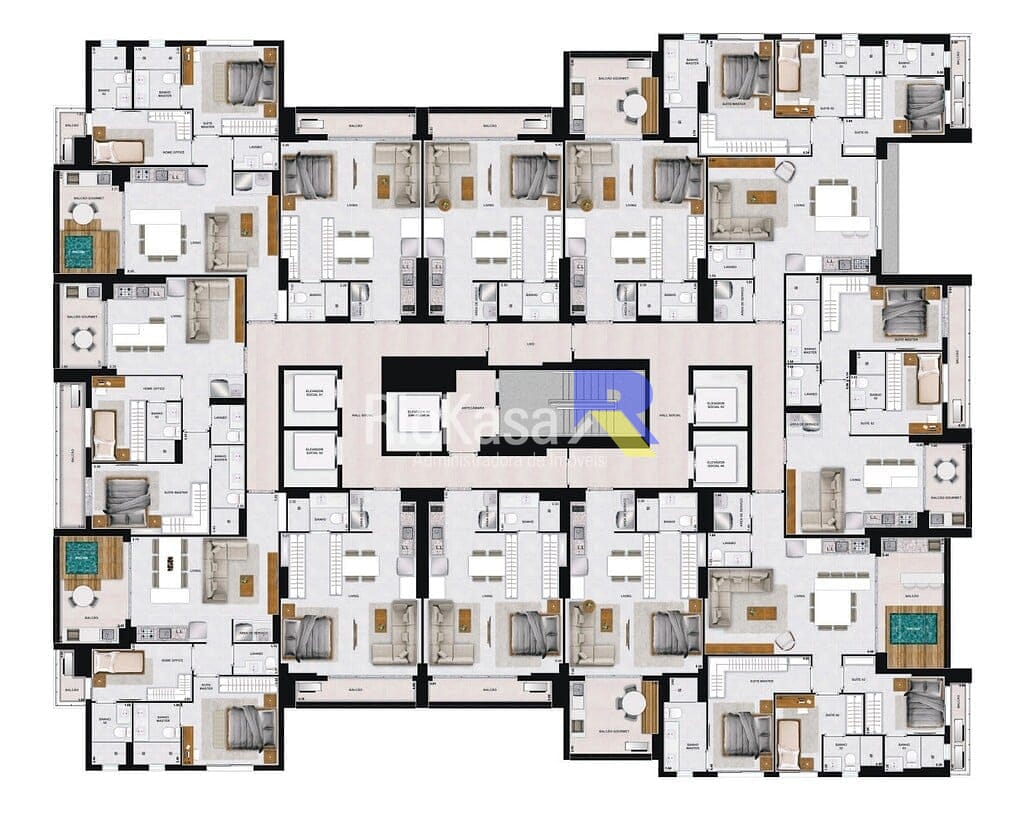 Apartamento, 1 quarto, 53 m² - Foto 39