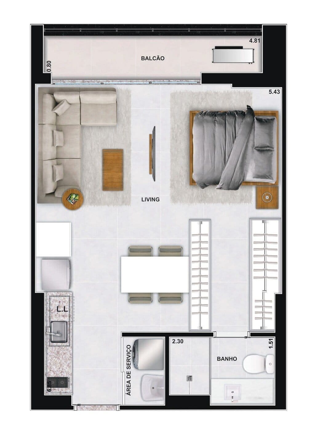 Apartamento, 2 quartos, 82 m² - Foto 41