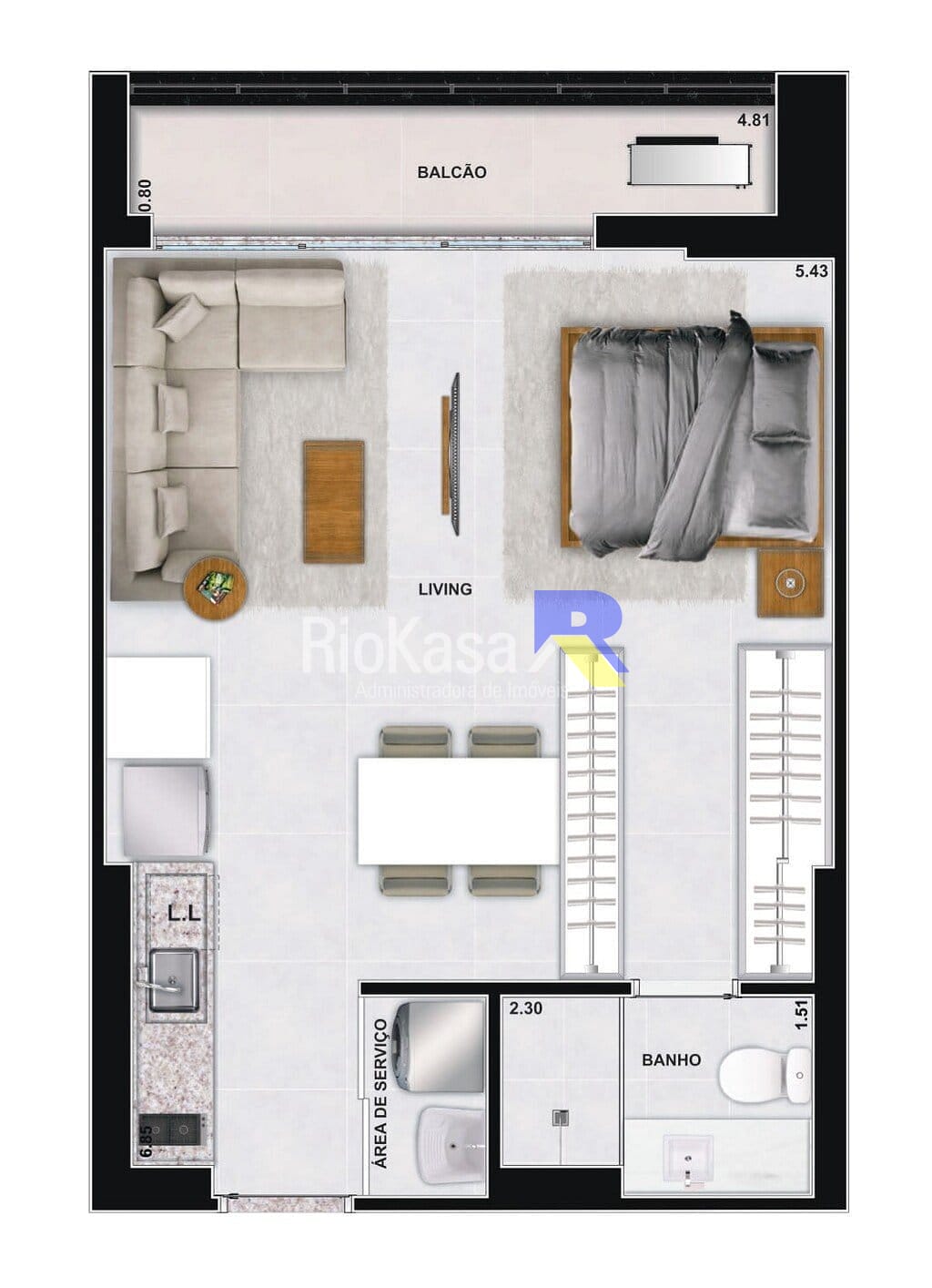 Apartamento, 2 quartos, 82 m² - Foto 41