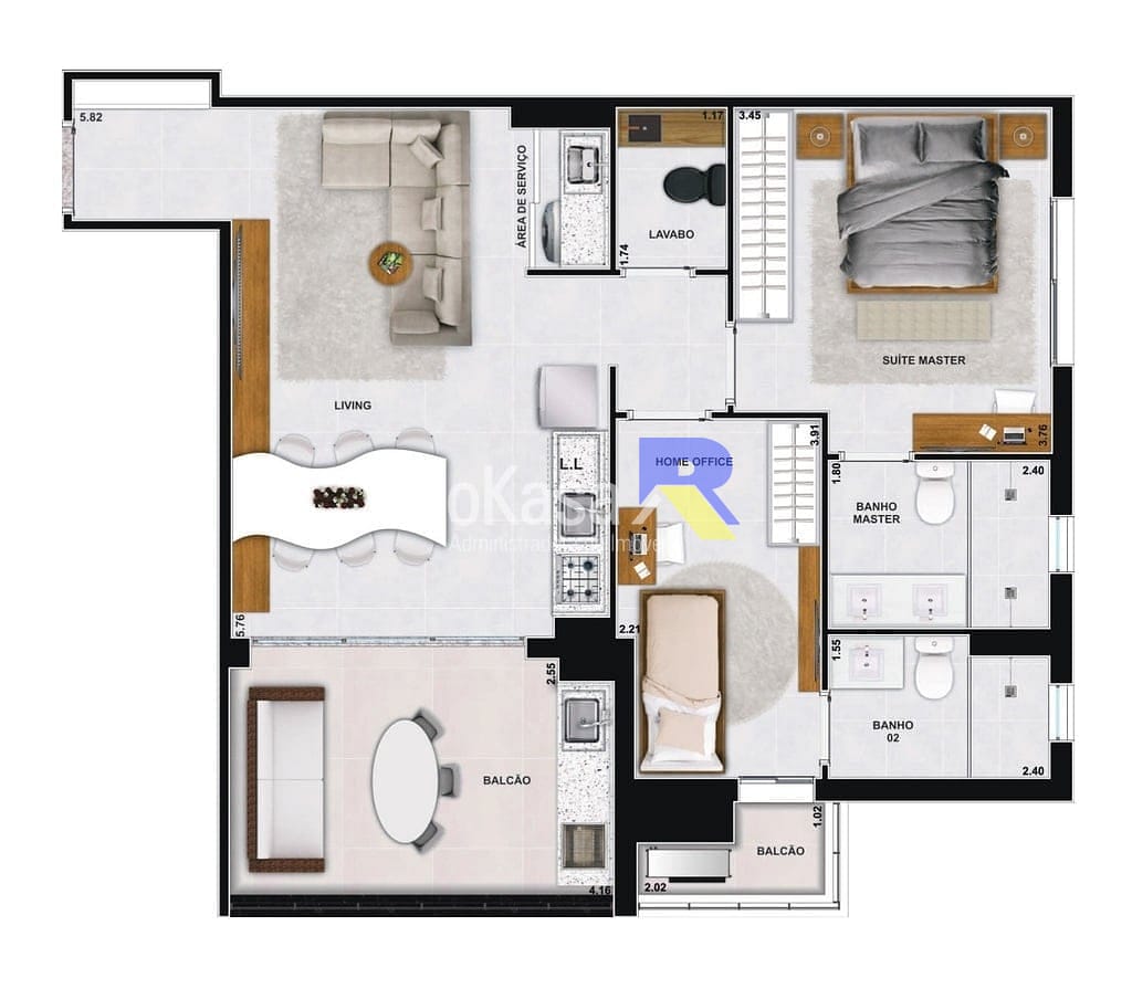 Apartamento, 2 quartos, 82 m² - Foto 45