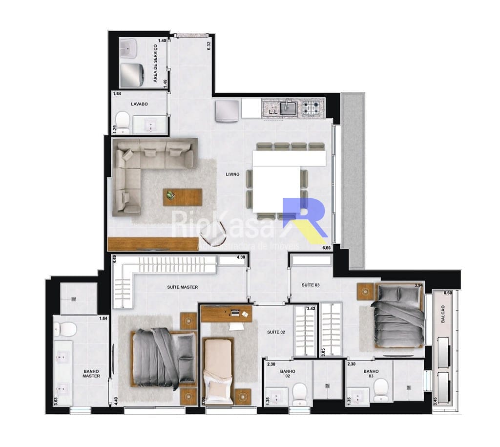 Apartamento, 2 quartos, 82 m² - Foto 47