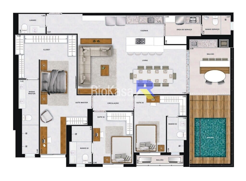 Apartamento, 2 quartos, 82 m² - Foto 51