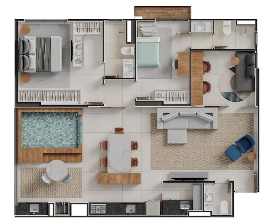 Apartamento, 2 quartos, 79 m² - Foto 42