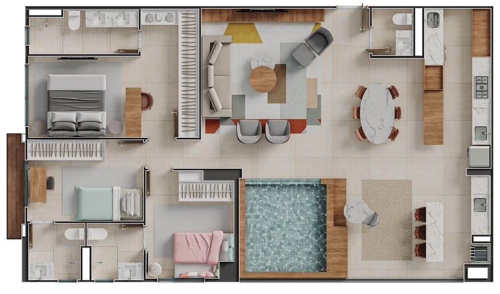 Apartamento, 2 quartos, 79 m² - Foto 44