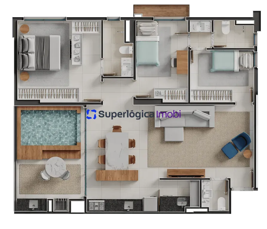 Apartamento, 3 quartos, 142 m² - Foto 41