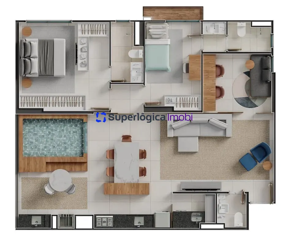 Apartamento, 3 quartos, 142 m² - Foto 42