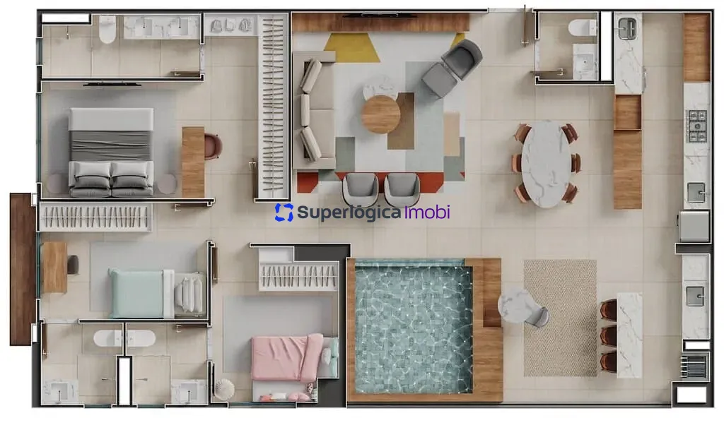 Apartamento, 3 quartos, 142 m² - Foto 44