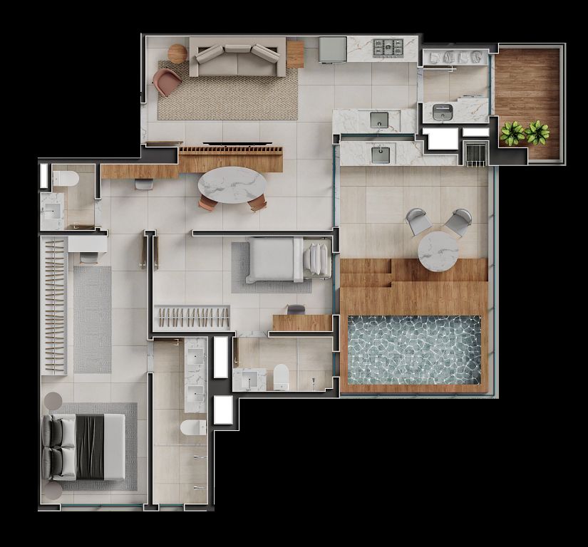 Apartamento, 2 quartos, 58 m² - Foto 39