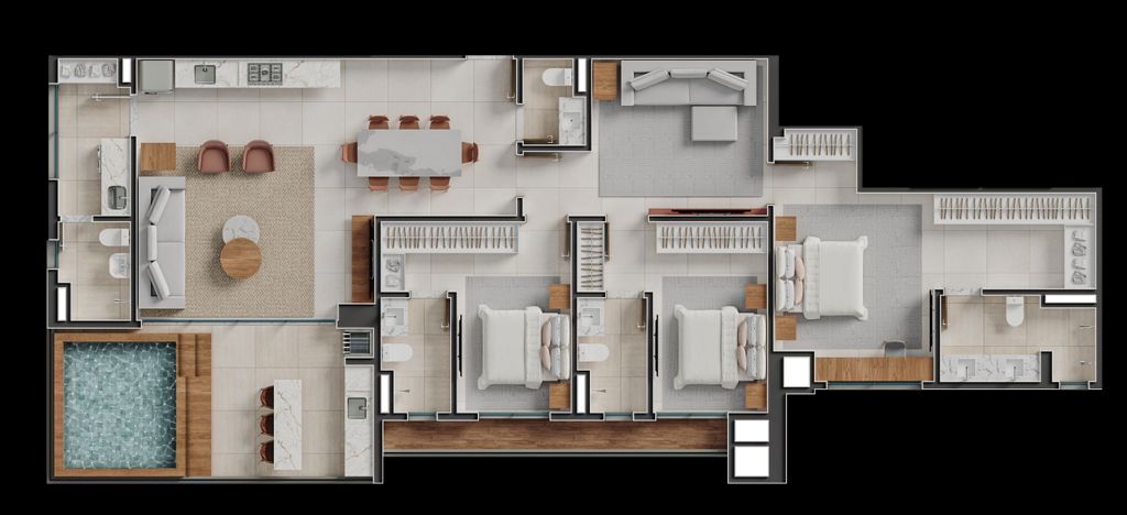 Apartamento, 2 quartos, 58 m² - Foto 46