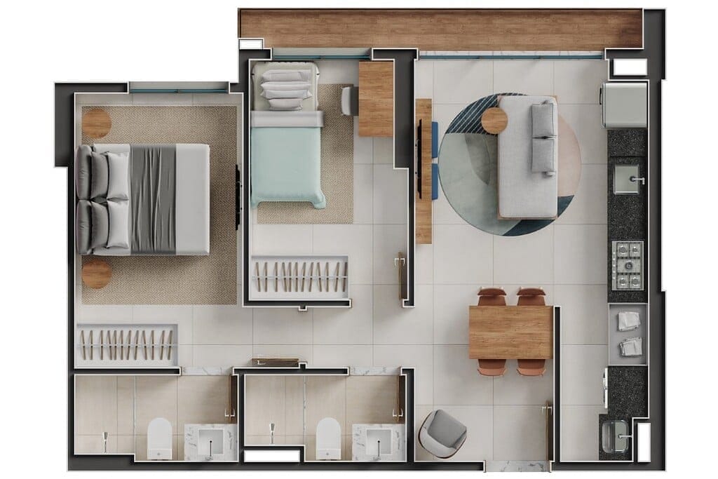 Apartamento, 3 quartos, 109 m² - Foto 37