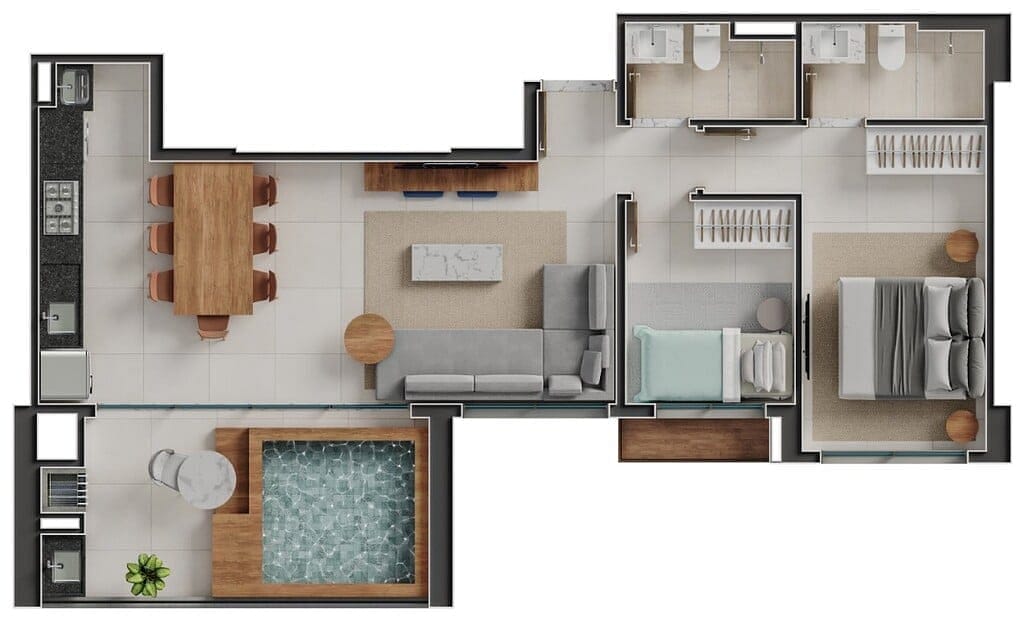 Apartamento, 3 quartos, 109 m² - Foto 38