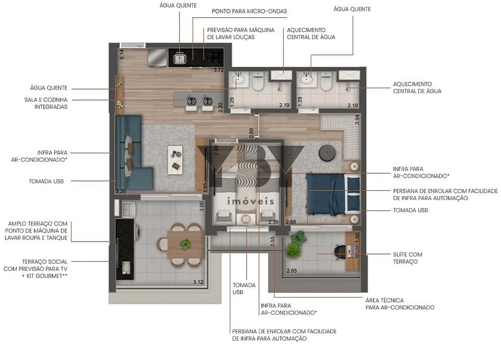 Apartamento, 3 quartos, 92 m² - Foto 41