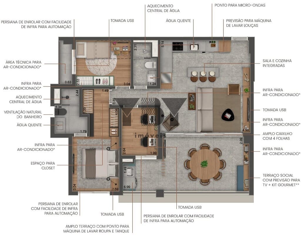 Apartamento, 3 quartos, 92 m² - Foto 45