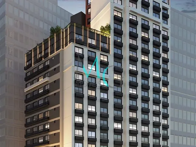 Studio 1 quarto e 2 banheiros, à venda, no bairro Centro em Rio de Janeiro