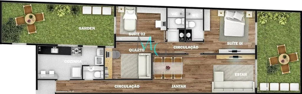 Cobertura, 4 quartos, 166 m² - Foto 7