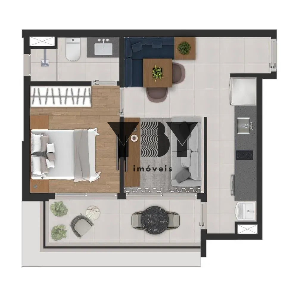 Apartamento, 1 quarto, 38 m² - Foto 24