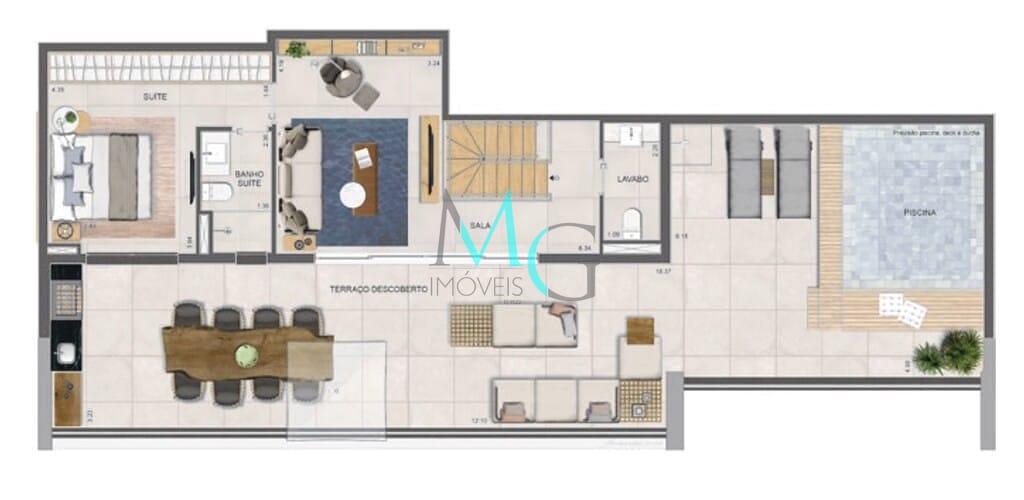 Cobertura, 3 quartos, 243 m² - Foto 40