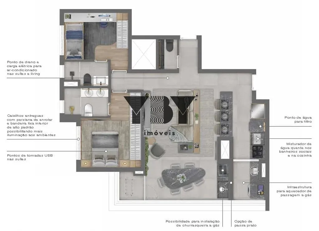 Apartamento, 3 quartos, 169 m² - Foto 23