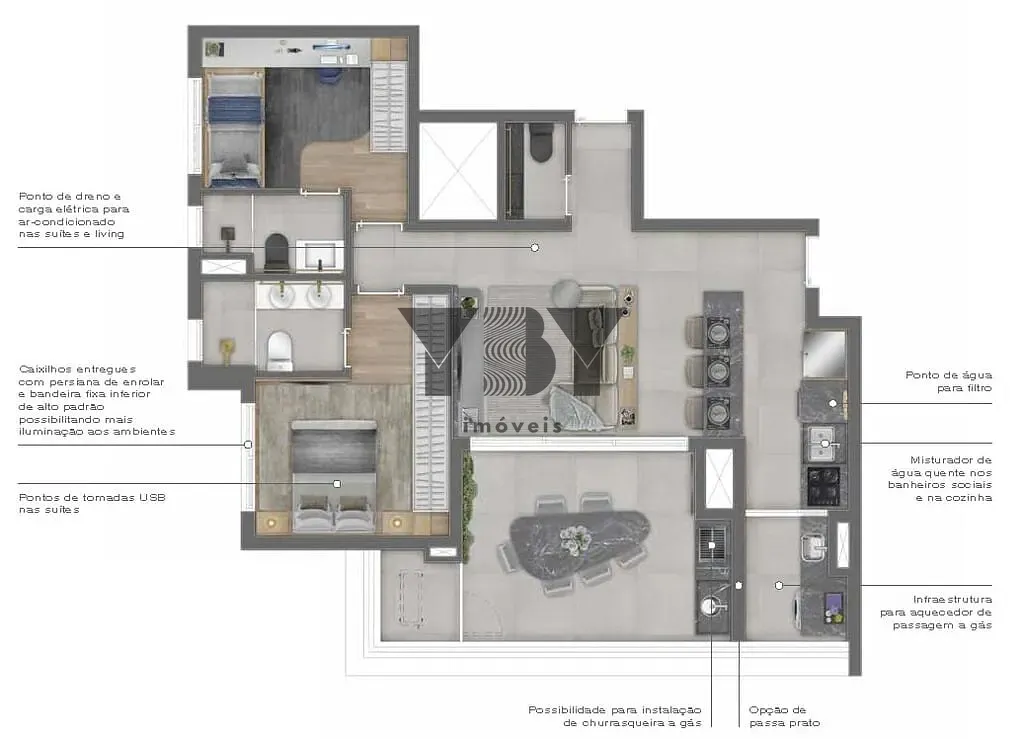 Apartamento, 3 quartos, 148 m² - Foto 22