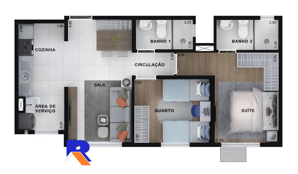 Apartamento, 2 quartos, 110 m² - Foto 27