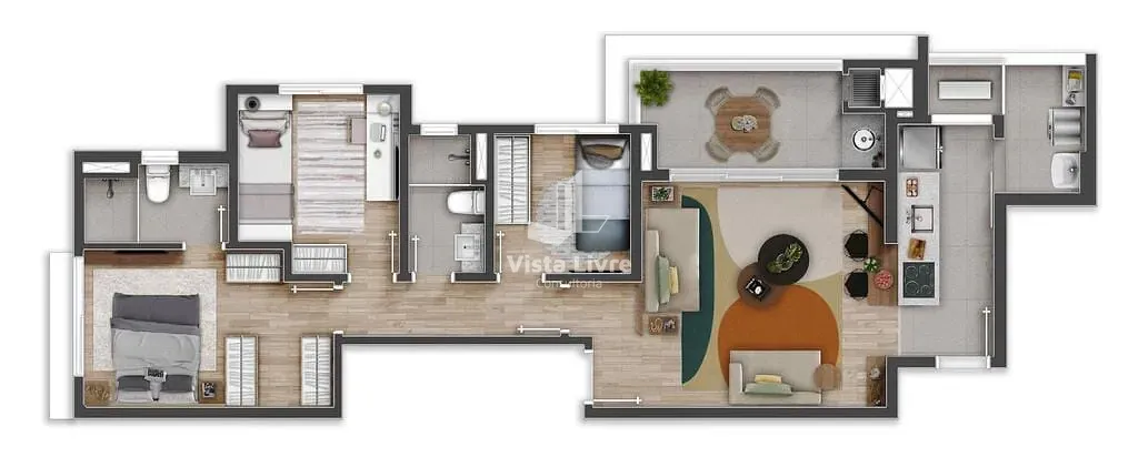 Apartamento, 3 quartos, 82 m² - Foto 48