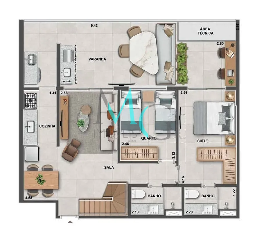 Apartamento, 3 quartos, 183 m² - Foto 35