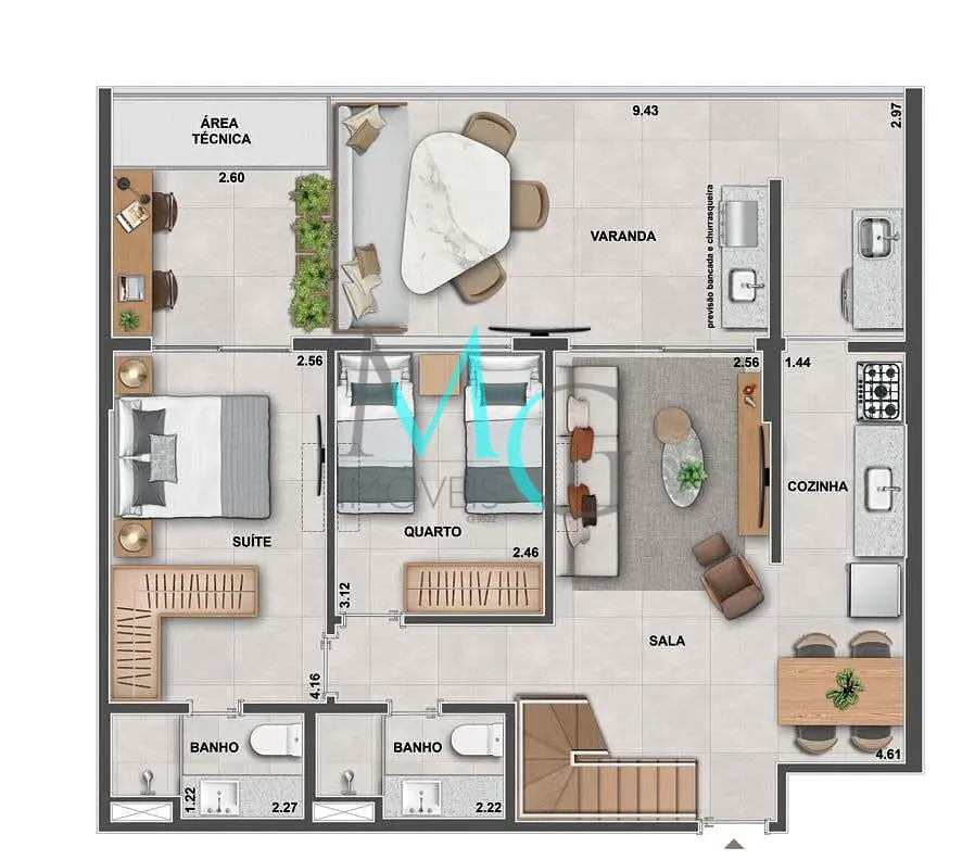 Apartamento, 3 quartos, 183 m² - Foto 37