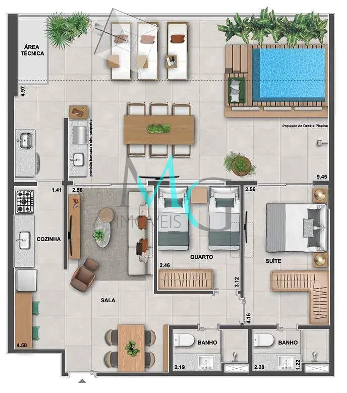 Apartamento, 2 quartos, 113 m² - Foto 25