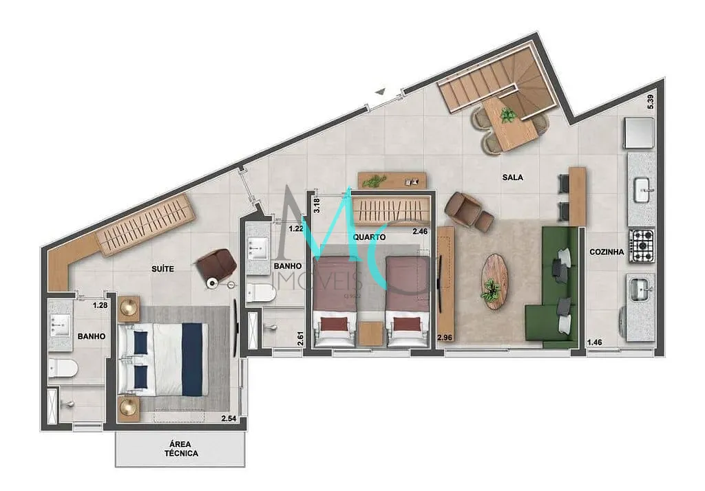 Apartamento, 2 quartos, 113 m² - Foto 33