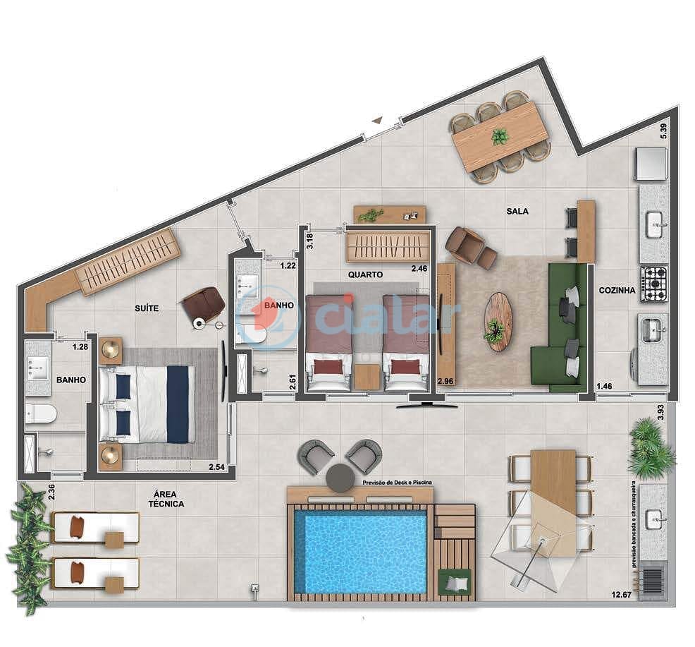 Cobertura à venda com 3 quartos, 200m² - Foto 27