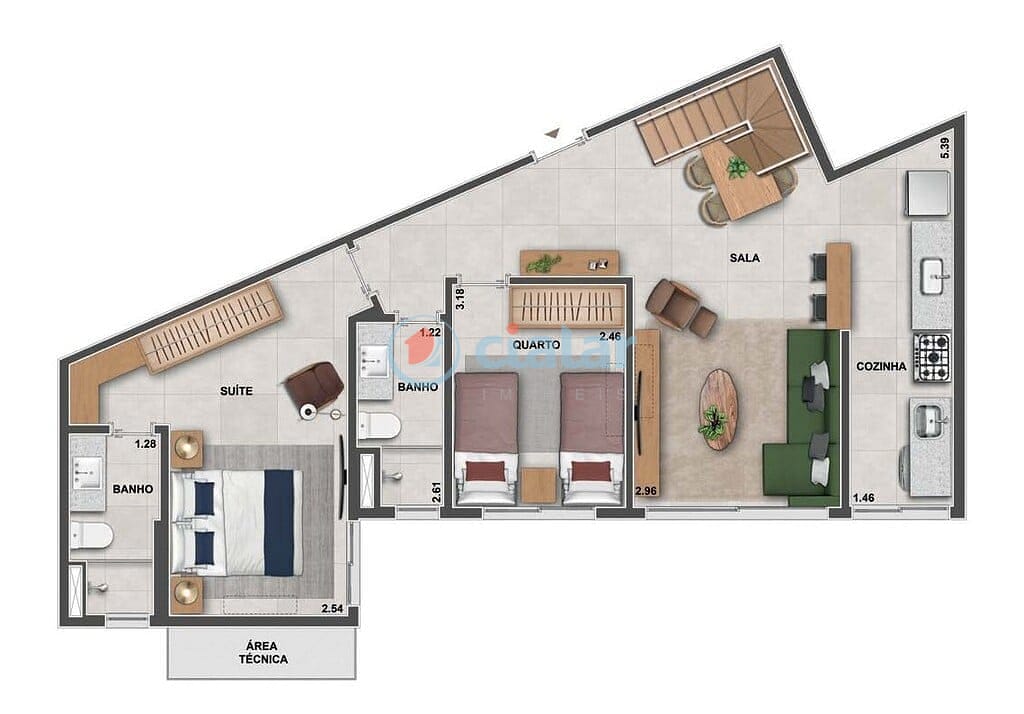 Cobertura à venda com 3 quartos, 200m² - Foto 33