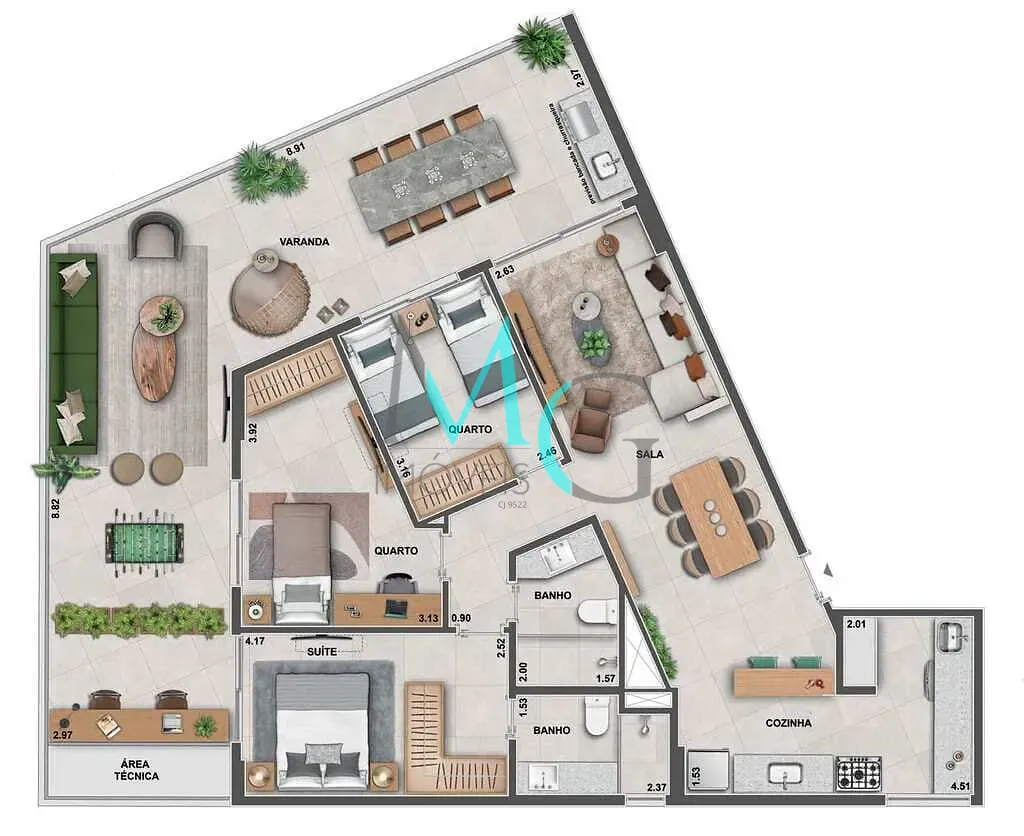Cobertura, 3 quartos, 200 m² - Foto 28