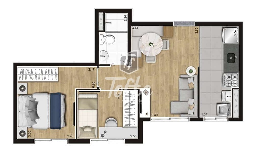Apartamento, 2 quartos, 39 m² - Foto 25