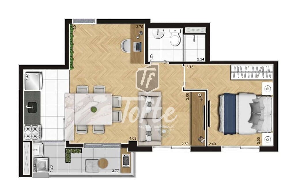 Apartamento, 2 quartos, 39 m² - Foto 30