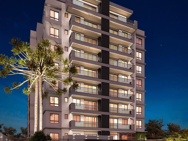 Foto do Apartamento - Apartamento à venda 2 Quartos 1 Suite 1 Vaga 55.48M² Juvevê Curitiba - PR | Ares Juvevê | Vibra Imob