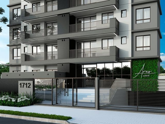 Foto do Apartamento - Apartamento à venda 2 Quartos 1 Suite 1 Vaga 55.48M² Juvevê Curitiba - PR | Ares Juvevê | Vibra Imob