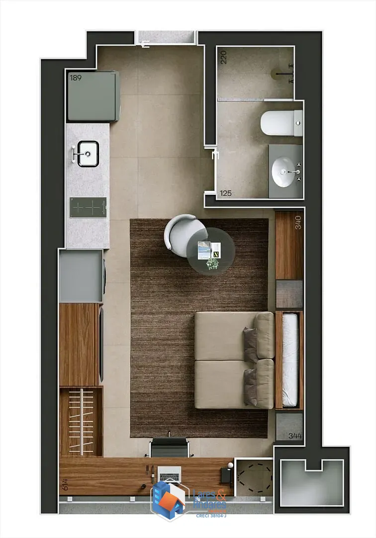 Apartamento, 1 quarto, 44 m² - Foto 14