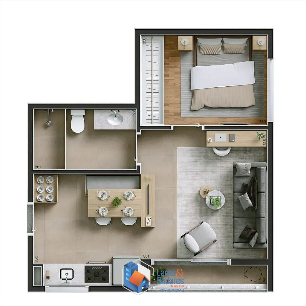 Apartamento, 1 quarto, 44 m² - Foto 16